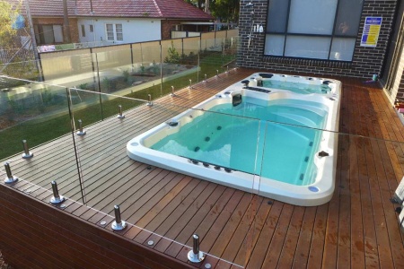 Плавательный спа бассейн Vortex Spas Hydrozone Exterme